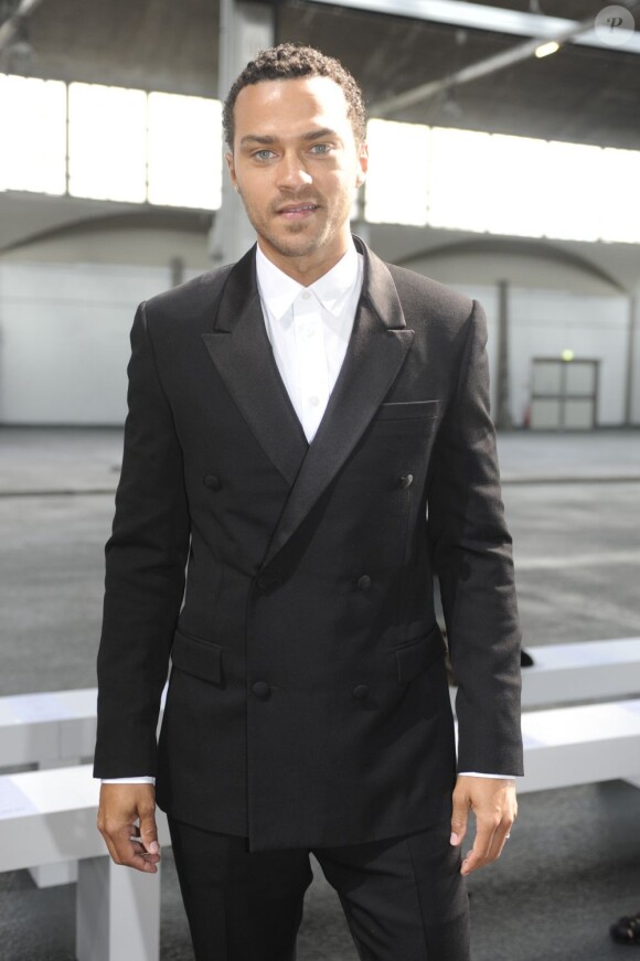 L'acteur Jesse Williams a assisté au défilé Homme Givenchy, à Paris le 29 juin 2012