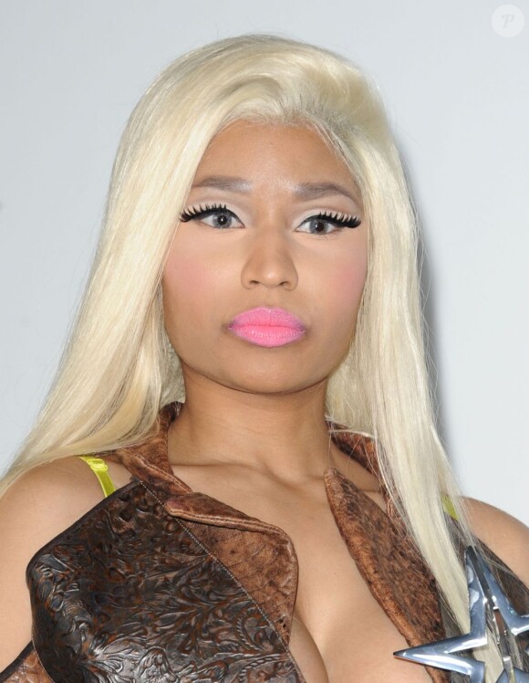 Nicki Minaj en plein photoshoot des BET Awards 2012, à Los Angeles le 1er juillet 2012