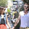 EXCLU - David Arquette se promène main dans la main avec sa ravissante petite amie Christina McLarty le 30 juin 2012 à Los Angeles