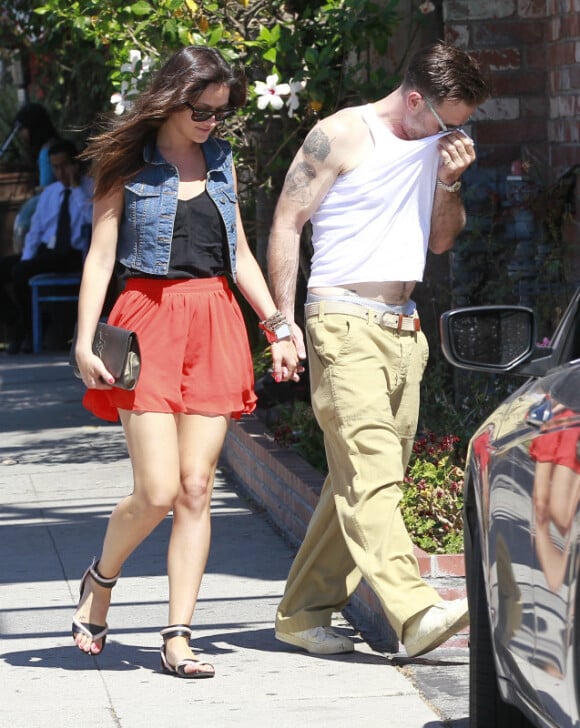 EXCLU - David Arquette se promène main dans la main avec sa ravissante petite amie Christina McLarty le 30 juin 2012 à Los Angeles