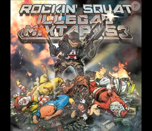 Pochette de la mixtape de Rockin' Squat, Illegal Mixtapes 3