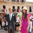  Andrea Casiraghi et Tatiana Santo Domingo au mariage du prince Albert et de la princesse Charlene de Monaco le 2 juillet 2011. 
 Andrea Casiraghi et Tatiana Santo Domingo, après 7 ans d'amour, se sont fiancés ! La princesse Caroline de Hanovre s'est fait une joie d'annoncer les fiançailles de son fils aîné le 4 juillet 2012. 