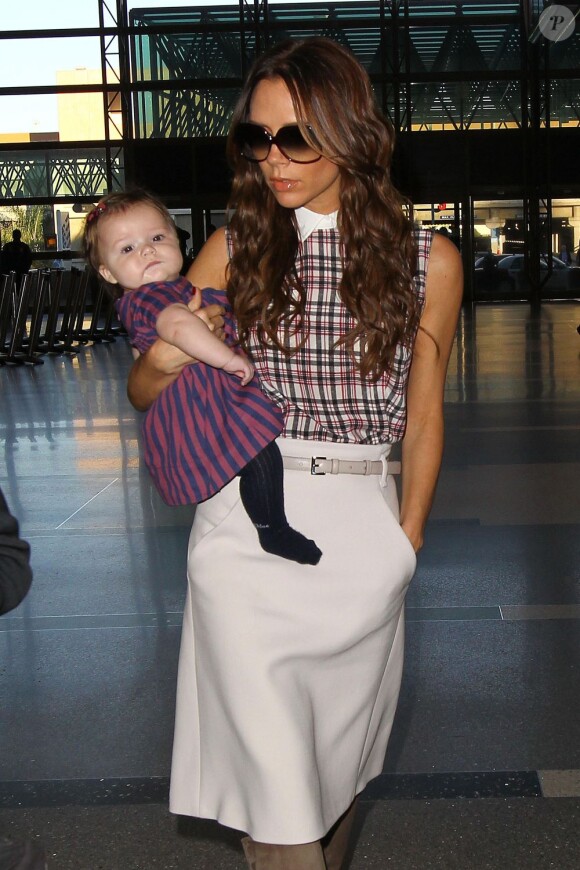 Harper Seven, dernier accessoire de mode de sa maman Victoria Beckham. En novembre 2011