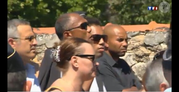Antoine Kombouaré lors des obsèques de Mouss Diouf, le 9 juillet 2012