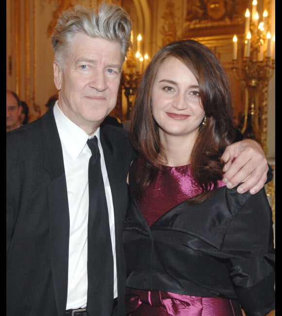 David Lynch et Emily Stofle le 1er octobre 2007 à Paris