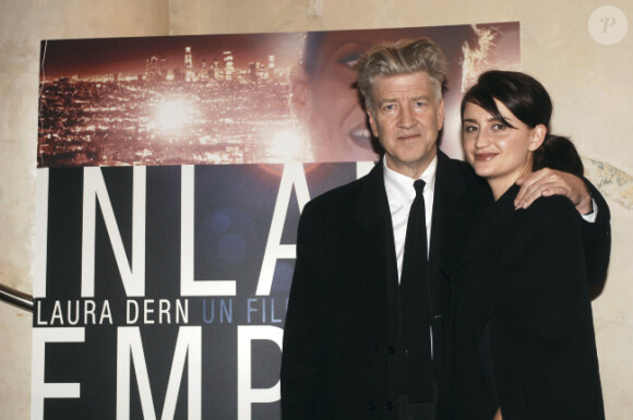 David Lynch et Emily Stofle le 5 février 2007 à Paris