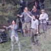 Tom Cruise sur le tournage du film Oblivion à Mammoth Lakes en Californie le 11 juillet 2012