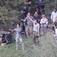  Tom Cruise sur le tournage du film Oblivion à Mammoth Lakes en Californie le 11 juillet 2012 