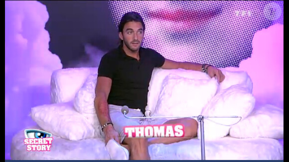 Thomas dans la quotidienne de Secret Story 6 le vendredi 13 juillet 2012 sur TF1