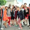 Les stars de Plus Belle La Vie lors du concert de Tout le monde chante contre le cancer le week-end du 6 et 7 juillet 2012 à Villefranche de Rouergue dans l'Aveyron à l'occasion de la 7e édition du Festival