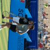 Cyril Hanouna et Fabrice Santoro, lors du tournoi Classic Tennis Tour, les jeudi 12 et vendredi 13 juillet à St-Tropez.