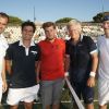 Cédric Pioline, Fabrice Santoro, Bjorn Borg et John McEnroe, lors du tournoi Classic Tennis Tour, les jeudi 12 et vendredi 13 juillet à St-Tropez.