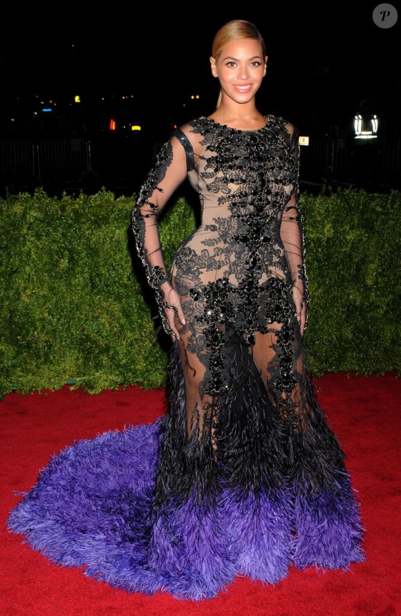 Beyoncé à New York lors du MET Gala, le 7 mai 2012.