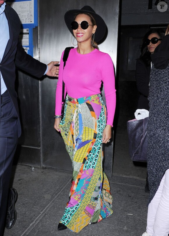 Beyoncé à New York, le 29 mars 2012.