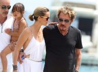 Johnny Hallyday en famille et entre amis : escapade au bord de l'eau