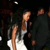 Rihanna et son entourage dans les rues de Saint-Tropez le 21 juillet 2012.