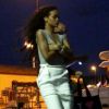Rihanna dans les rues de Saint-Tropez le 21 juillet 2012.