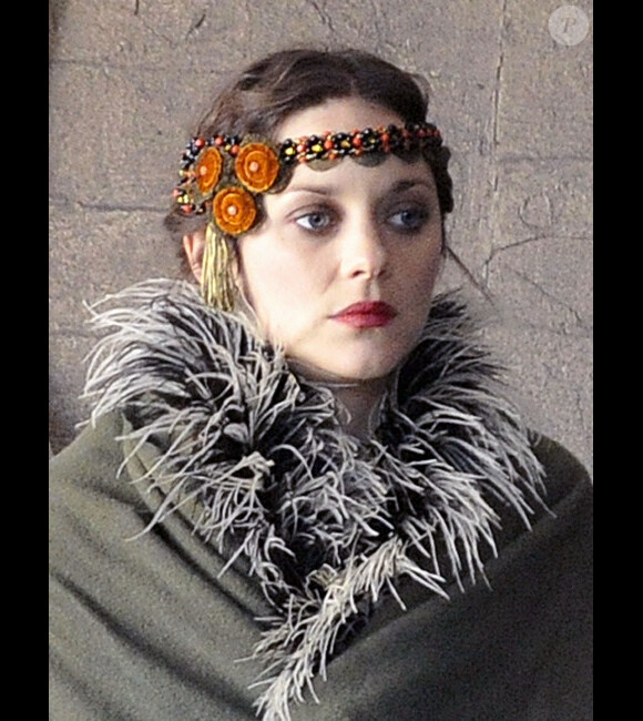 Marion Cotillard pendant le tournage de Low Life en février 2012 à New York.