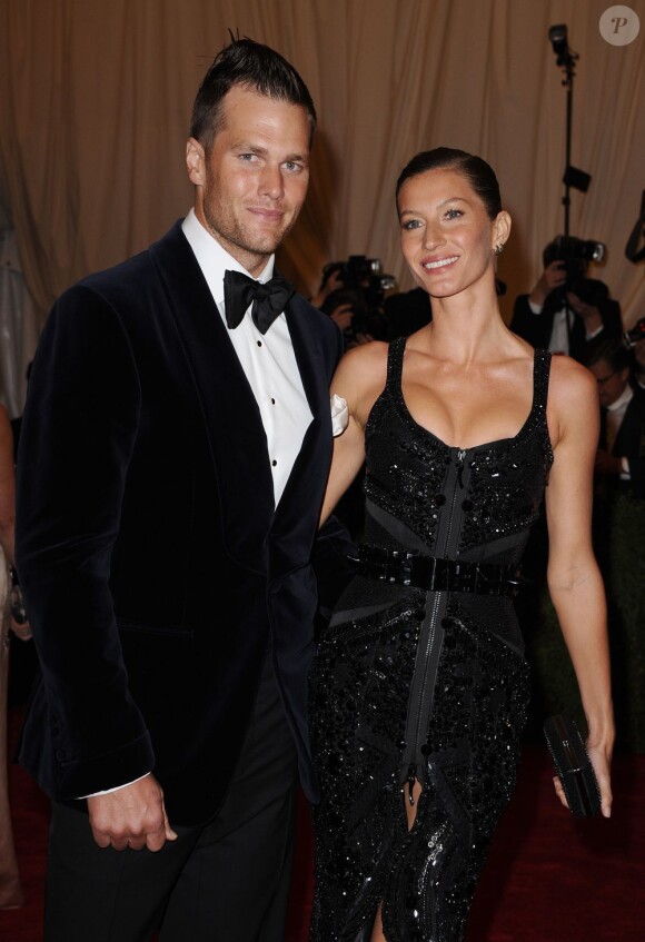 Gisele Bündchen et son époux Tom Brady début 2012