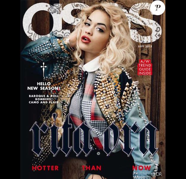 Rita Ora en couverture du magazine Asos de septembre 2012.
