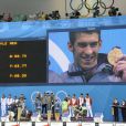 Michael Phelps est entré dans l'histoire en devenant l'ahtlète le plus titré des Jeux olympiques le 31 juillet 2012 à Londres avec 19 médailles dont 15 d'or après sa victoire obtenue avec le relais 4x200 m