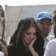 Angelina Jolie au Pakistan en 2010, en tant qu'ambassadrice de bonne volonté au haut commissariat aux réfugiés des Nations-Unies