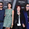 Jack Osbourne, Lisa Stelly, Sharon Osbourne et Ozzy Osbourne lors de l'avant-première du film Total Recall - mémoires programmées le 1er août 2012 à Los Angeles