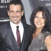 Colin Farrell et sa soeur lors de l'avant-première du film Total Recall - mémoires programmées le 1er août 2012 à Los Angeles