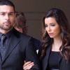 Eva Longoria, les larmes aux yeux, quitte les funérailles de Lupe Ontiveros le 3 août 2012 à Pico Riviera, près de Los Angeles.
