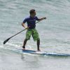 Ben Stiller fait du Stand up Paddle à Hawaï le 5 août 2012