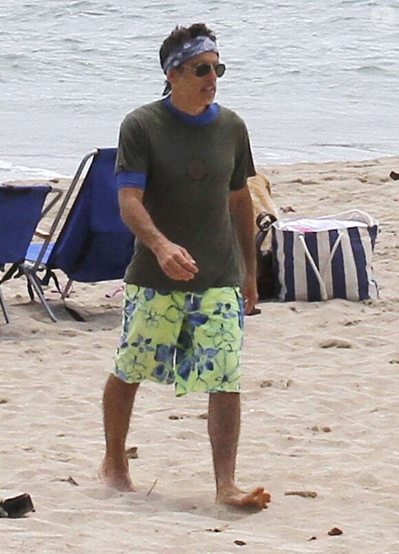 Ben Stiller en vacances à Hawaï le 5 août 2012