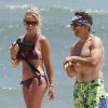 Ben Stiller et sa femme Christine Taylor à Hawaï le 5 août 2012
