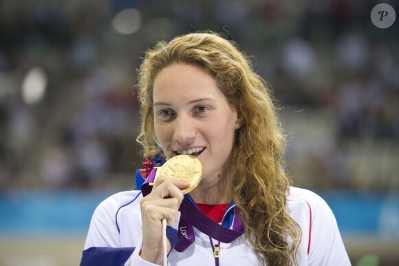 Camille Muffat championne olympique du 400 m nage libre à Londres le 29 juillet 2012