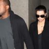 Kanye West et Kim Kardashian à Los Angeles le 16 juillet 2012