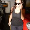 Kim Kardashian sort de son cours de pilates le 7 août 2012 à Beverly Hills