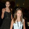 Les filles de Sylvester Stallone, Sophia et Scarlett, à Paris le 9 août 2012