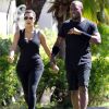 Kim Kardashian et Kanye West font leur sport à Hawaï le 11 août 2012