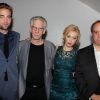Robert Pattinson, David Cronenberg, Sarah Gadon et Paul Giamatti à l'avant-première du film Cosmopolis à New York, le 13 août 2012.