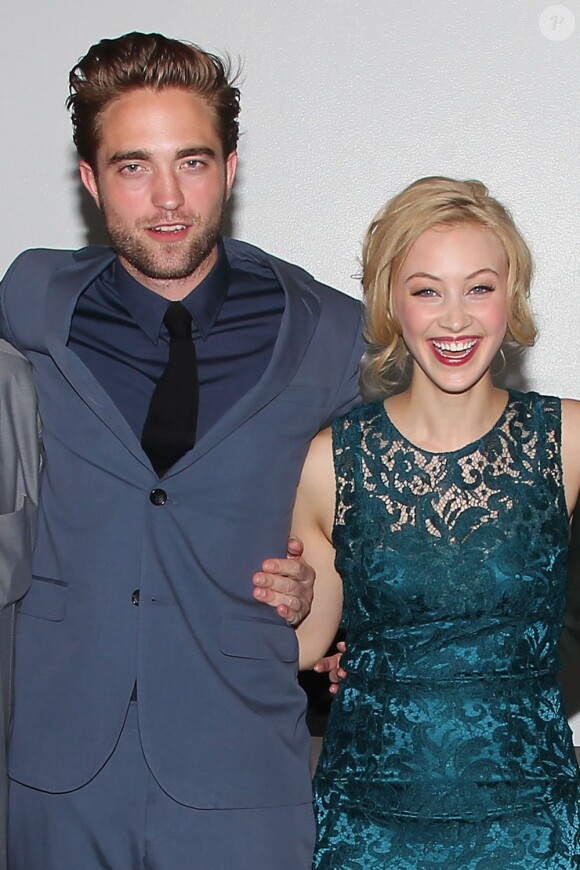 Robert Pattinson et Sarah Gadon à l'avant-première du film Cosmopolis à New York, le 13 août 2012.