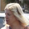 EXCLU : Tori Spelling, enceinte, semble très fatiguée dans les rues de Los Angeles le 19 août 2012