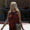 EXCLU : Tori Spelling, enceinte, dans les rues de Los Angeles le 19 août 2012 