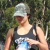 Vanessa Hudgens se rend à son cours de gym, le mardi 21 août 2012 à Los Angeles.