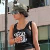 Vanessa Hudgens se rend à son cours de gym, le mardi 21 août 2012 à Los Angeles.