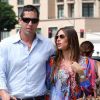 Sofia Vergara et son fiancé Nick Loeb à Beverly Hills, le 21 août 2012.