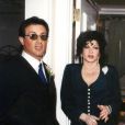 Sylvester et sa mère Jackie Stallone en 1998