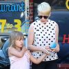 Exclusif - Michelle Williams et sa fille Matilda, bientôt 7 ans, sortent de la boutique KindKreme à Studio City. Le 27 août 2012.