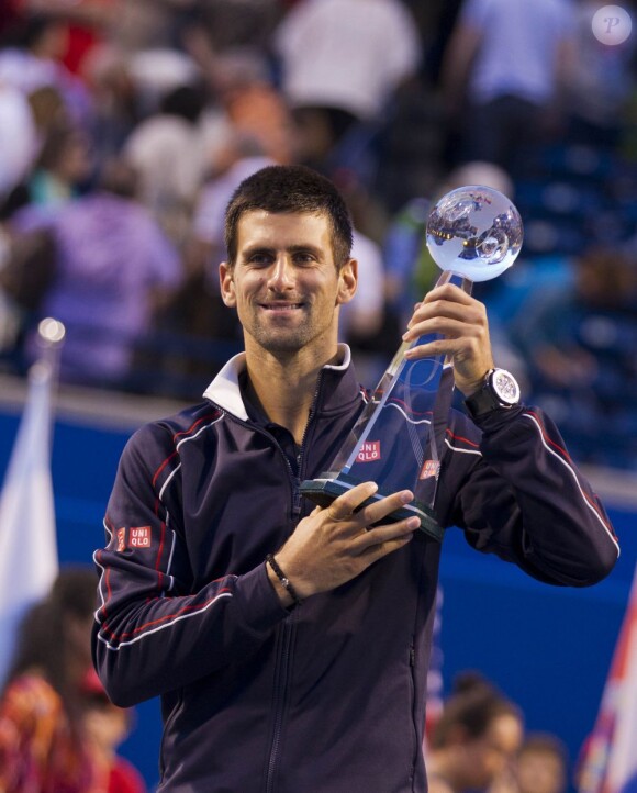 Novak Djokovic à Toronto le 12 août 2012