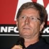 Jean-Michel Larqué le 29 août 2007 à Paris lors d'une conférence de presse donnée chez RMC