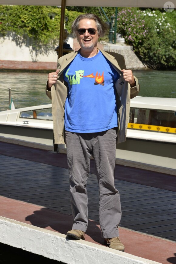 Jonathan Demme arrive à Venise pour la Mostra, le 28 août 2012.