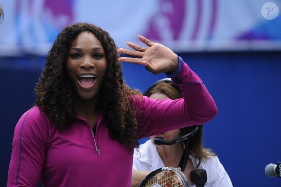 Serena Williams lors du Arthur Ashe Kids' day à l'USTA Billie Jean King National Tennis Center le 25 août 2012 lors de l'US Open